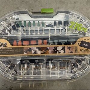 Blue Hawk 276-Piece Rotary Tool Accessory Set